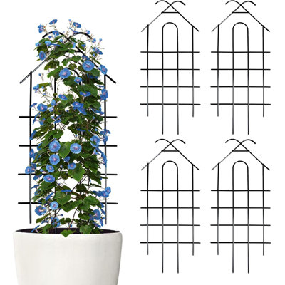 Treillis de jardin en métal 40 po pour l'intérieur et l'extérieur