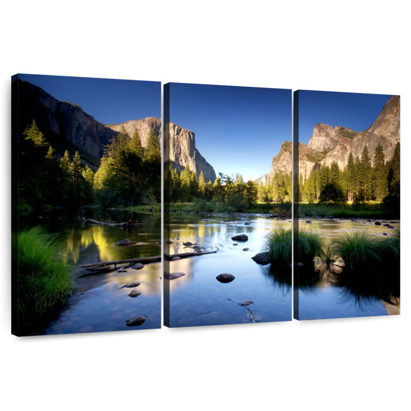 Alvord Tranquil Merced River, H 36 po x l 57 po