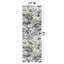 Tapis floral intérieur / extérieur gris-110742410