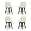 Tabouret de bar et de comptoir pivotant en bois massif Malakeh-1036082115-1006686162-1006686174