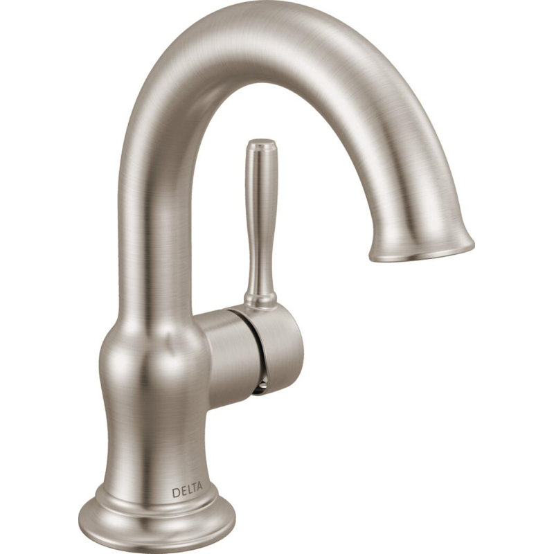 Single Handle Bathroom Faucet, Stainless