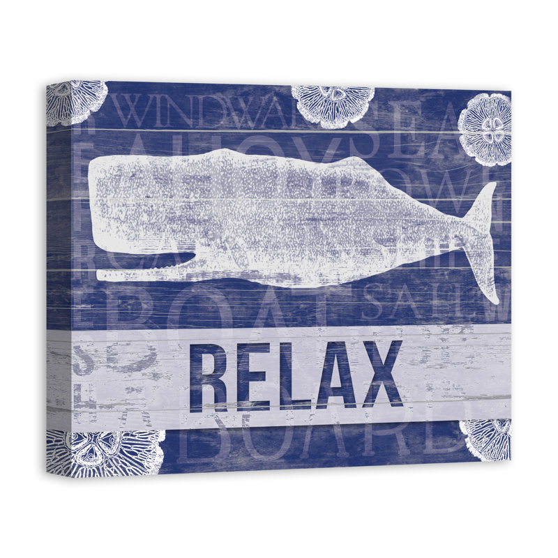 « relax baleine », reproduction d’impression sur toile, H 16 po x l 20 po, Toile tendue