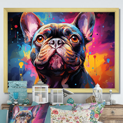 Dog French Bulldog Fiesta IV - Dog Wall Art