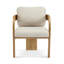 Chaises de salle à manger rembourrées Demars Modern-114906739-114906741