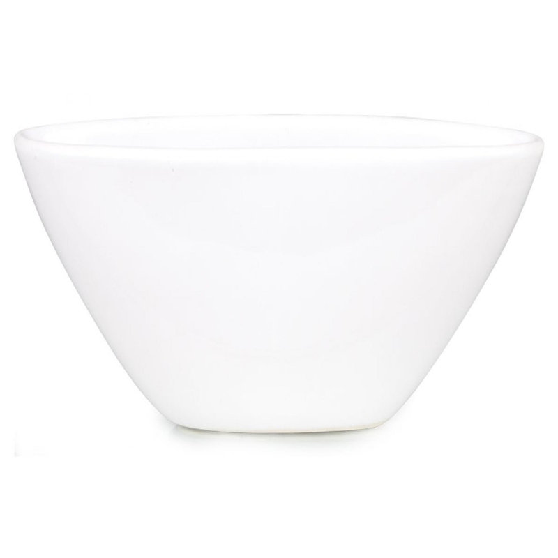 Bol mat, Blanc / Blanc