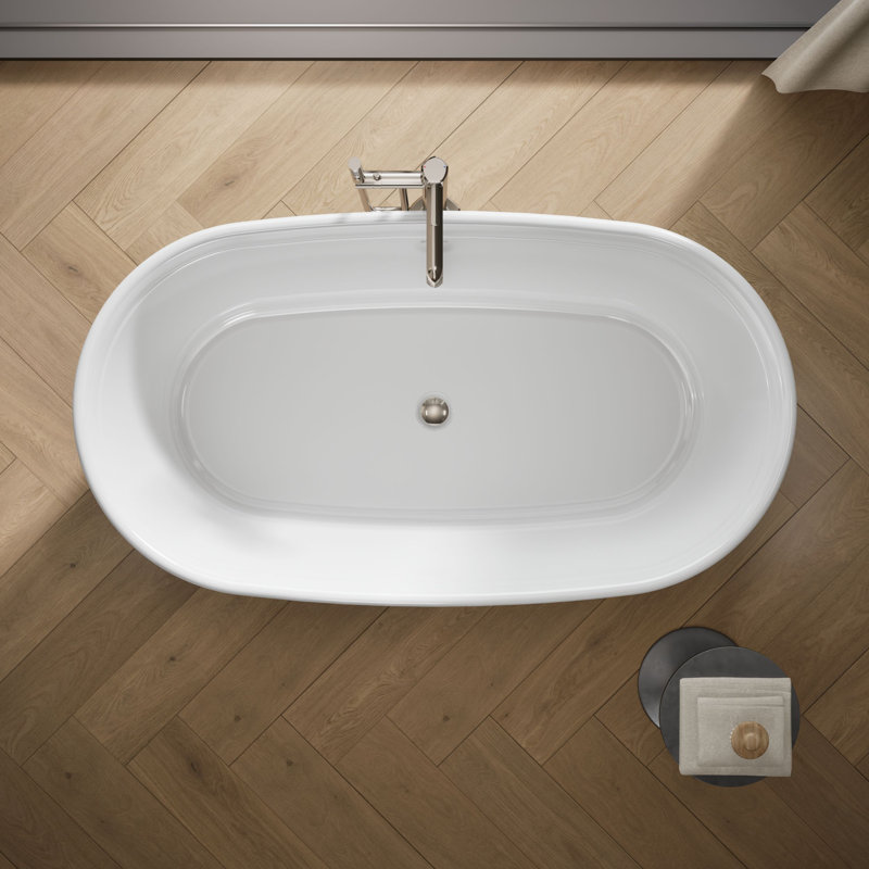 Memoirs 66" x 36" Freestanding Soaking Bathtub