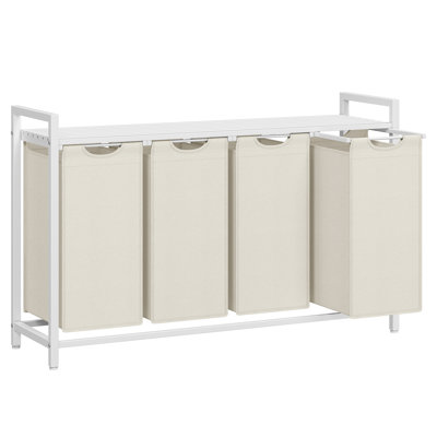 Wood Laundry Hamper with Handles