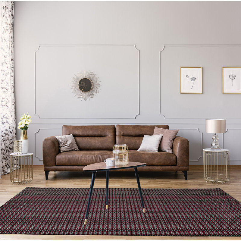 Chenille Geometric Indoor Rug, Rectangle 8' x 10'
