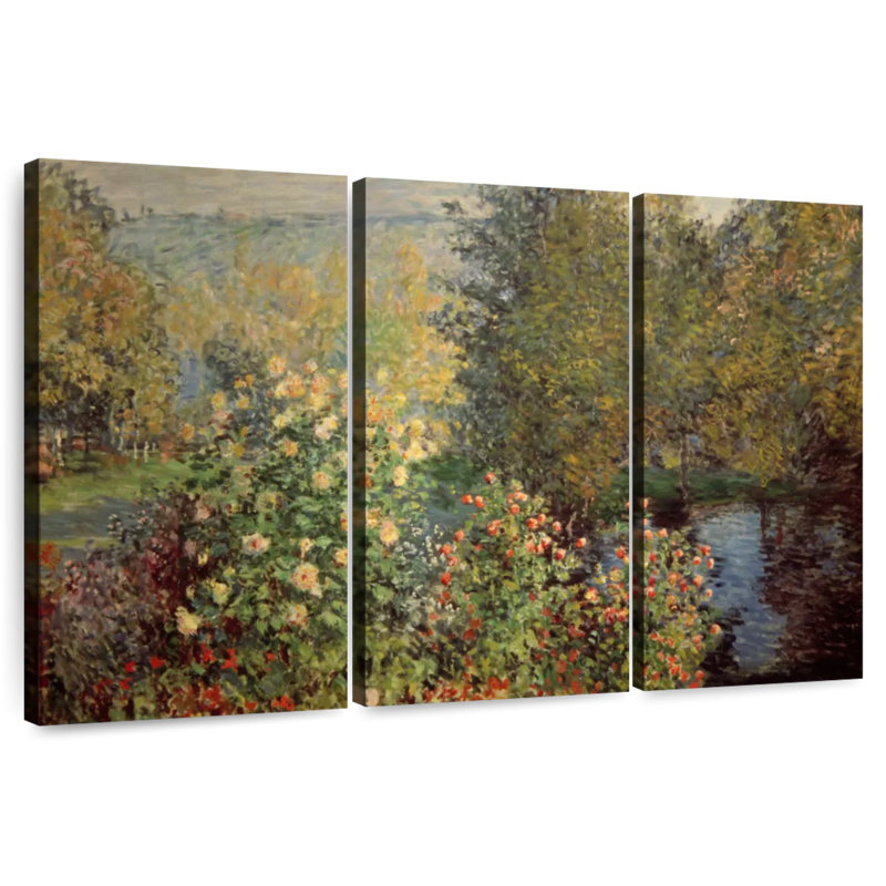 Senne Le jardin de la famille Hoschede, H 20 po x l 33 po