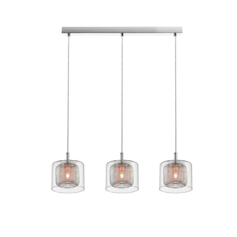 Biyanca 3 - Light Chrome Kitchen Island Pendant