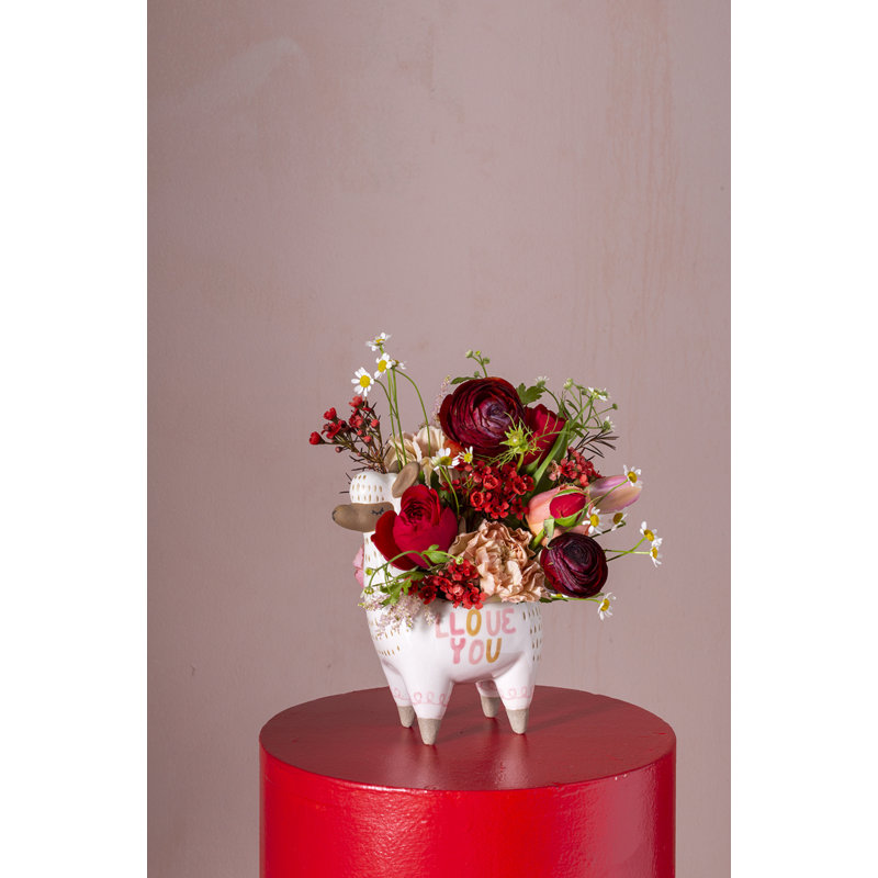 Statue en céramique Crowle Fuzzy Feelings