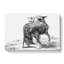 Sketch Of A Fox by Jean Bernard - Wrapped Canvas Print-55318390