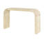 Console en bois 52 po avec rebord courbé, texture naturelle-1020559738