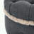 Tufted Storage Bench With Tassel Trim And Metal Legs-118788748