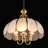 Modern 3-lights Dome Chandelier Dimmable