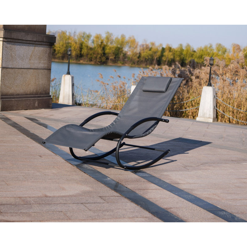 Aishia Outdoor Chair, Gray