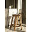Clarisa Counter Stool with Solid Wood Frame