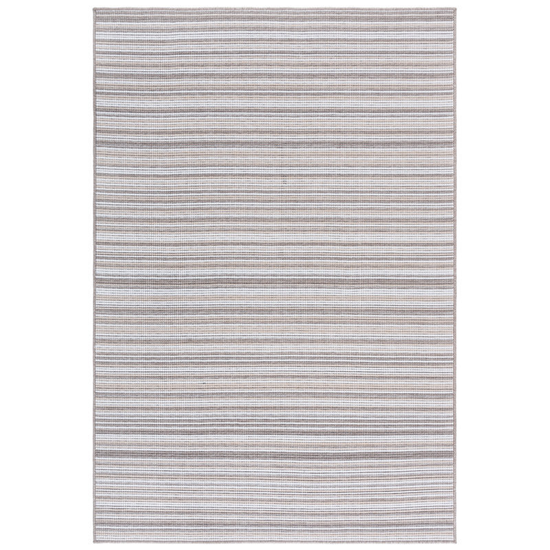Tapis rayé lavable à la machine Escape Performance, Carré 6 pi 7 po