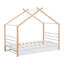 Lit maison avec toit et lit gigogne, lit plateforme, cadre de lit