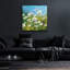  «Summer Field 2» par Danhui Nai, art mural en verre acrylique, 36 po x 36 po