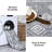 8x10 Geometric Washable Area Rug – Non-Slip, Easy-Clean Modern Farmhouse Carpet for Living Room, Bedroom, Non-Shedding, Distressed Throw Rug, Grey-262783662