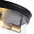 Lallemand 2-Light Dimmable Classic Black Finish Flush Mount Light Fixture