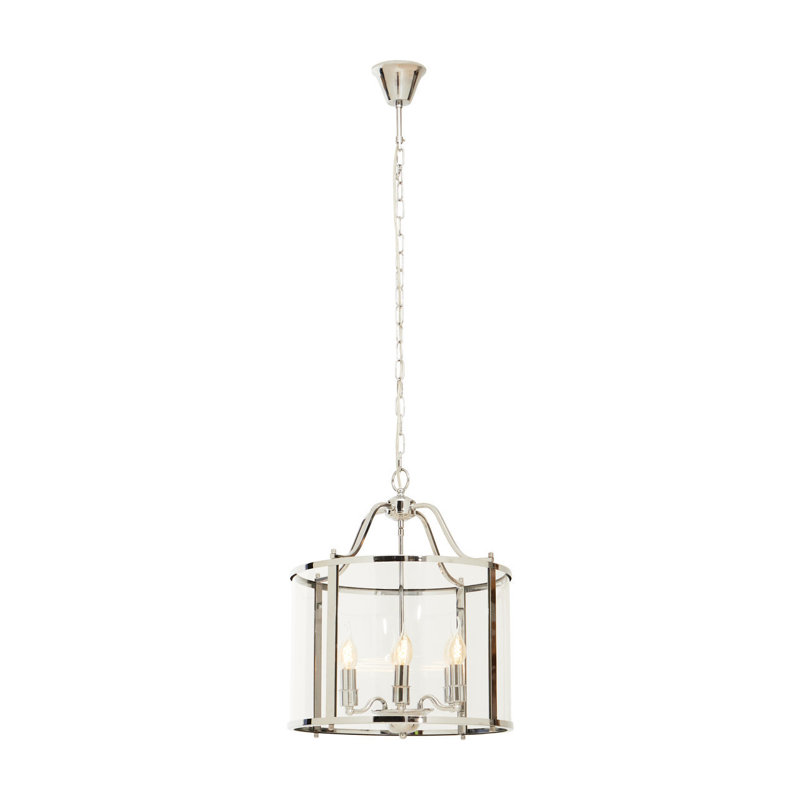 Dereham 6 - Light Clear Drum Pendant