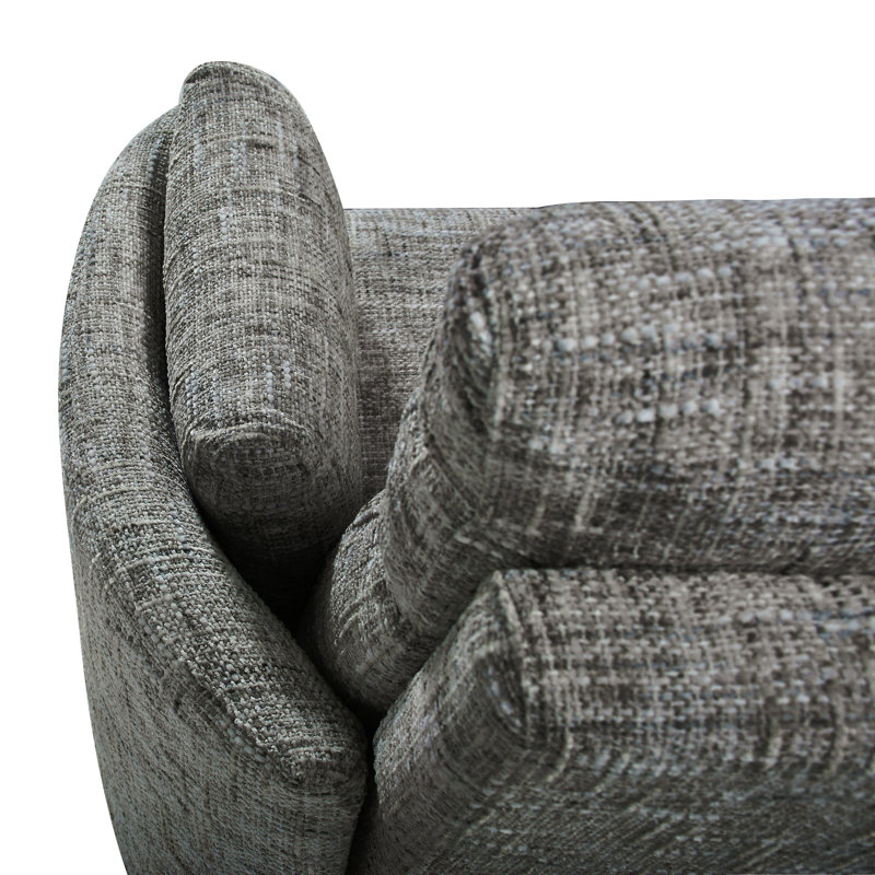 Chic Upholstered Fabric 3 Seats Power Recliner Sofa, with Flip-down Metal Table & Cup Holders, Blue/Gray