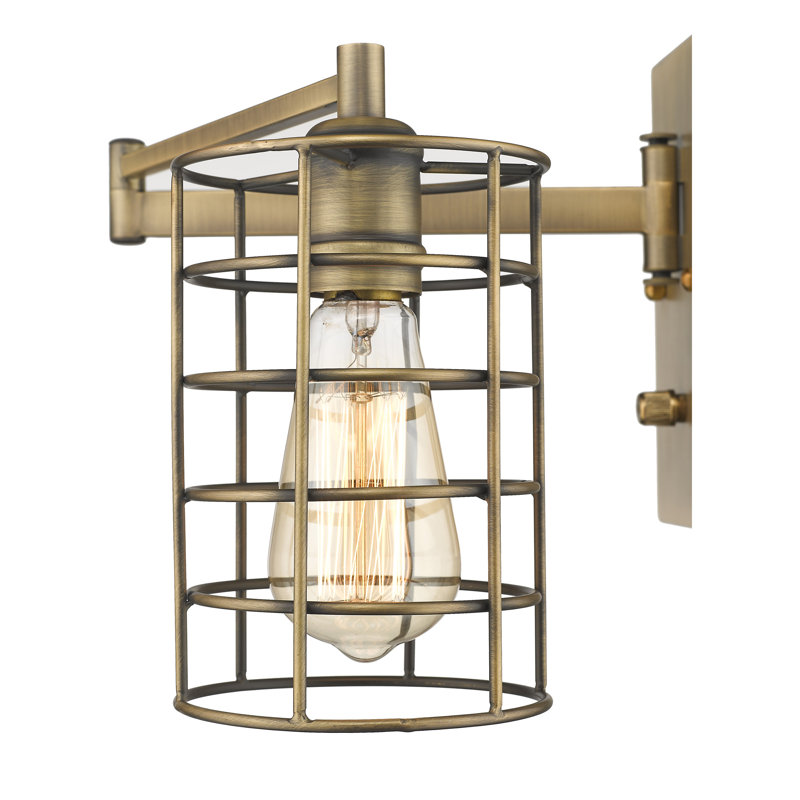 Jayla Armed Sconce, Aged Brass