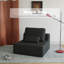 Fauteuil d'appoint rembourré surdimensionné avec mousse et oreiller à haute résilience Sarah-118158821