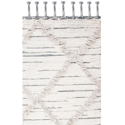 Setser Hand Woven Wool Abstract Rug