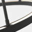 Mick De Giulio Stagger X-Large Ring Chandelier in Nightshade Black with Acrylic shade-1407831893-1407831892