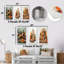 «Beer Bottles Collage - Beer», ensemble de 3 reproductions d'art en métal-1139887254