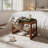 Solid wood shoe benches, leather or linen seat, double-tiered shelf design, flip-up storage-469693184-460349071-460349365