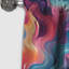 Coloré Popart Groovy Gradient Canvas I - Rideau occultant géométrique abstrait - 1 panneaux-107551722