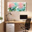 Hydrangea, aquarelle florale, reproduction d'art sur toile tendue sur toile, ensemble de 1-1151555207