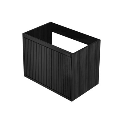 Meuble-lavabo de 30 pouces (lavabo en céramique non inclus) noir