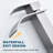Single-handle Bathroom Faucet with Drain Assembly-101020937