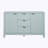 Wave Design Sideboard Storage Console Table with Adjustable Shelves, 3 Drawers & Soft-Close Doors-904535838