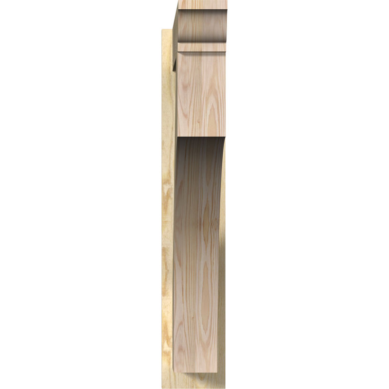 Persienne en bois Westlake, Sapin Douglas de 8 po (sciage brut), P 34 po x H 34 po
