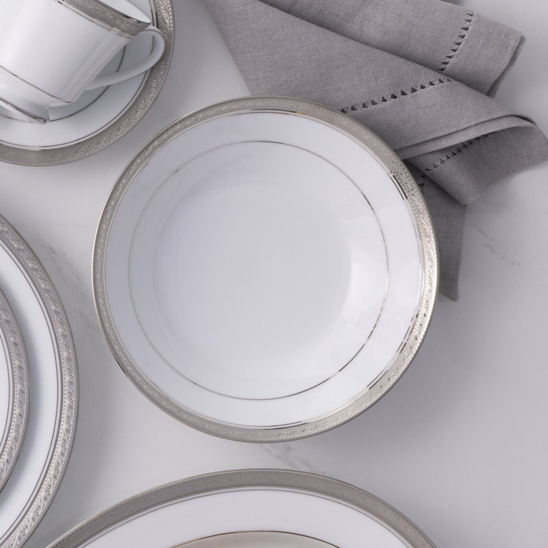 Service de table 12 pièces, service pour 4 Noritake Crestwood, Platine