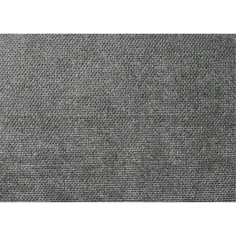 Ensemble de 2 chaises d'appoint en tissu et noyer foncé