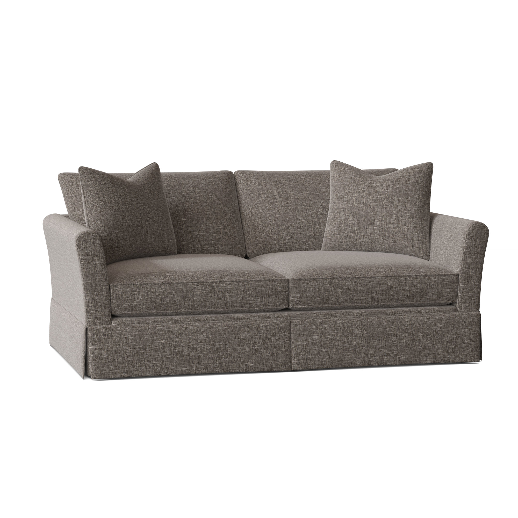 Shelby 60'' Upholstered Sleeper Sofa, Dursky Charcoal