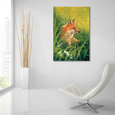 «Summer-Green» par Joh Naito, art mural en verre acrylique
