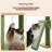 Dylann 112'' Hight Cat Tree Floor to Ceiling Cat Tower with Adjustable Height(85-112 Inches), 7 Tiers Climbing Activity Centre with Cozy Hammocks, 5 Platforms and Scratching Posts for Indoor Cats-1528132166