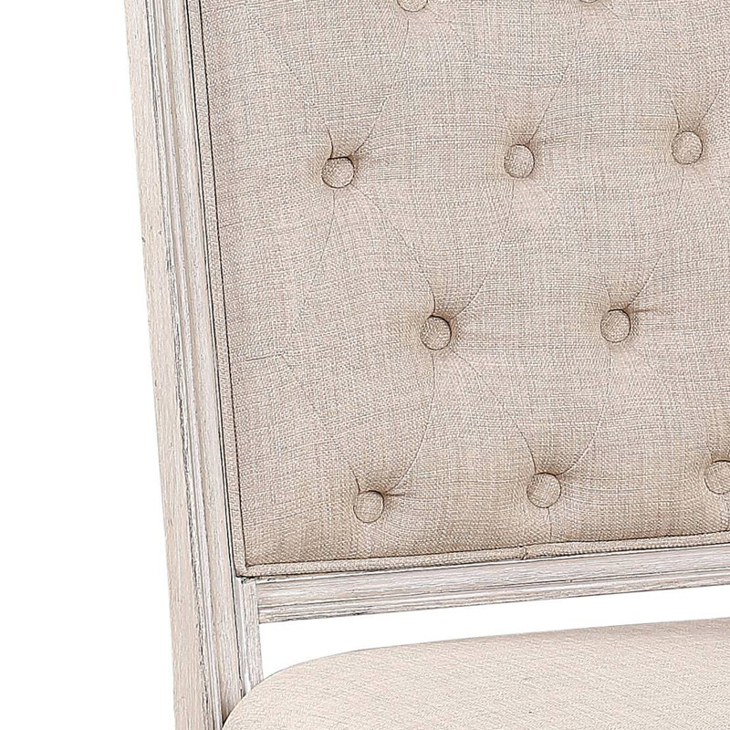Chaise d'appoint en tissu Wynsor (ensemble de 2)