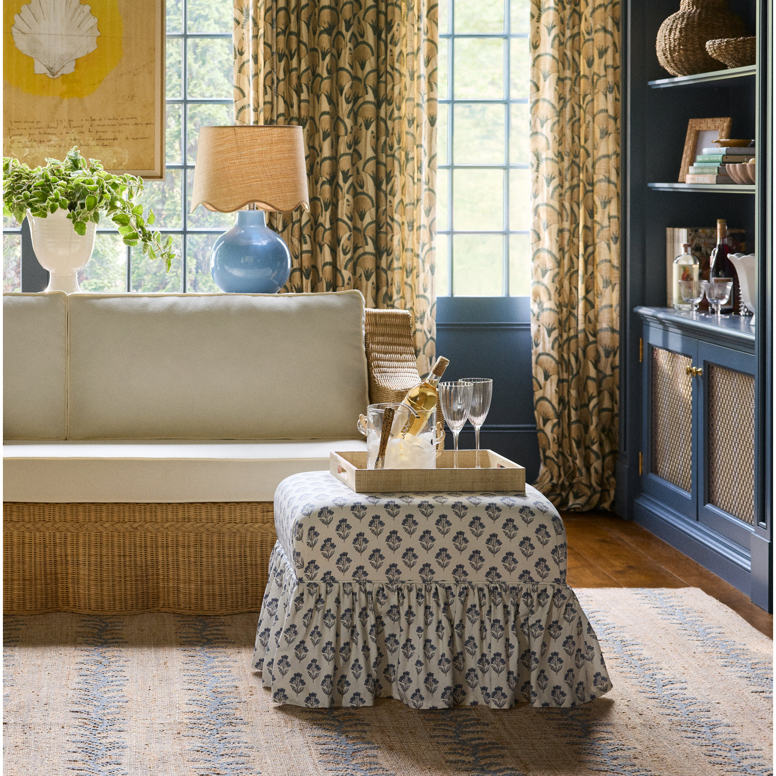 Elleny  Lining Tray, 2" H x 12" W x 16" D