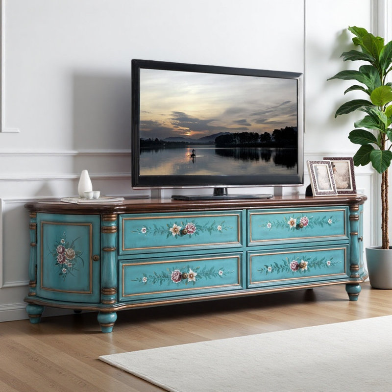 Meuble télé simple et rétro de style américain