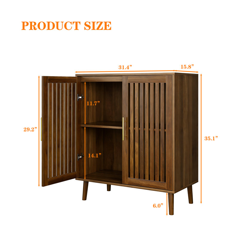 Buffet 31,5 "Mid Century