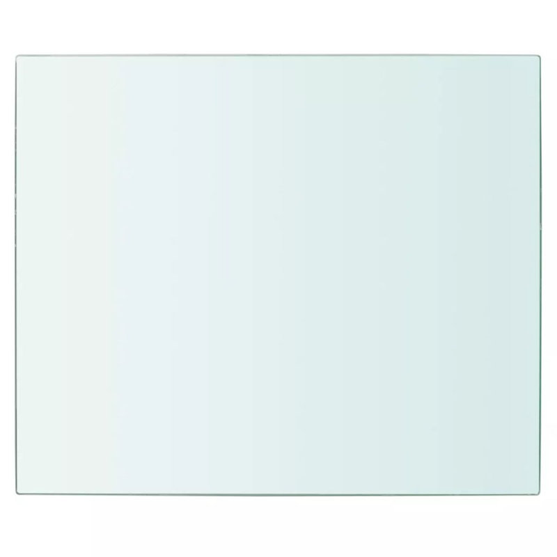 Glass Floating Shelf, 0.8cm H x 30cm W x 25cm D